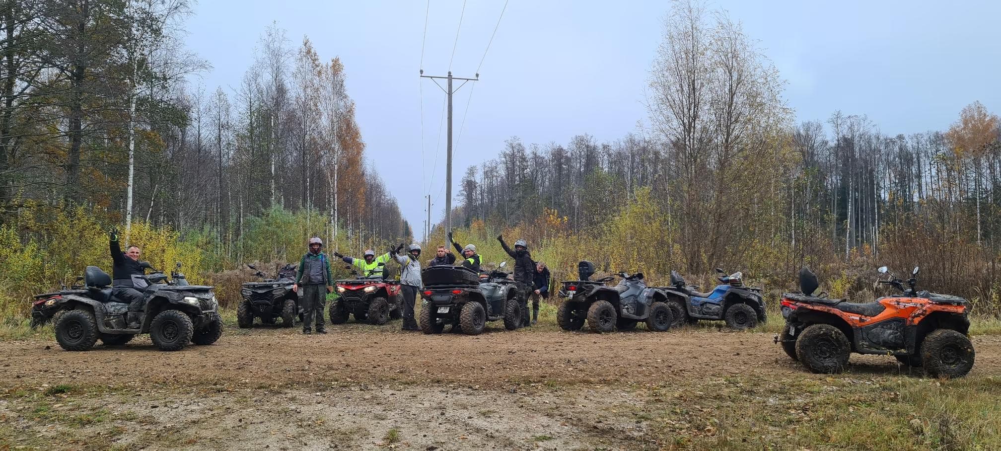 Kvadraciklu izbraucieni